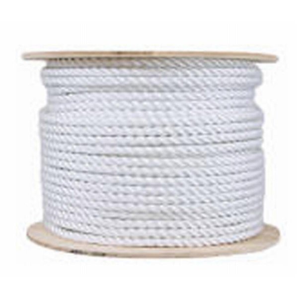 Tool 0.37 in. x 300 ft. Natural Color Twisted Cotton Rope Reel TO1635313